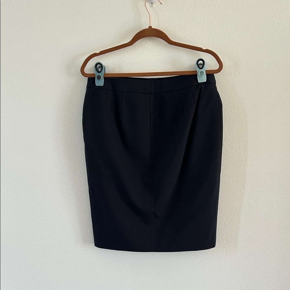 Ann Taylor  Black Button-Front Skirt - Picture 4 of 6